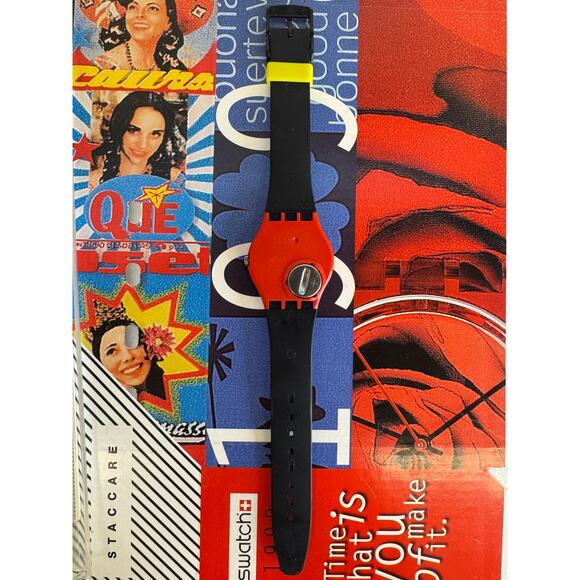 Swatch watch DOTCHAIR GR115 1993 Standard Gents New Old stock - Picture 4 of 4